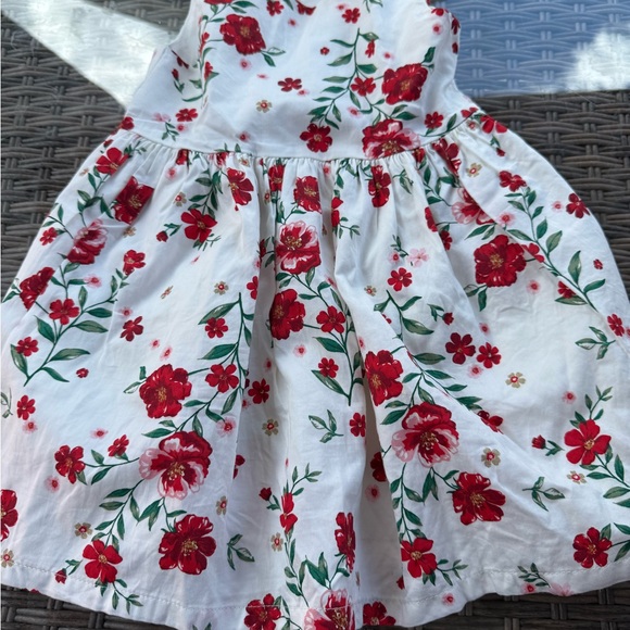 Floral Red and White Kids Pajamas - Picture 2 of 13
